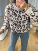 PULL LÉOPARD BEIGE