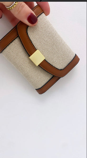 PORTE MONNAIE CÉLIA CAMEL