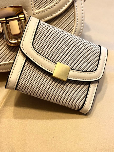 PORTE MONNAIE CÉLIA BEIGE