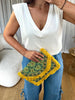 SAC POCHETTE INDIA JAUNE