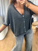 GILET LUREX GRIS