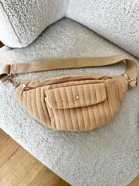 SAC BANANE GAZE CAMEL