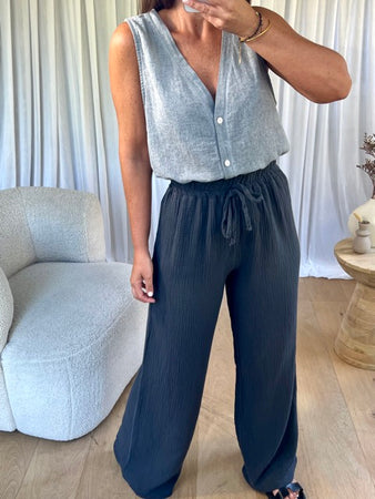 PANTALON GAZE GRIS