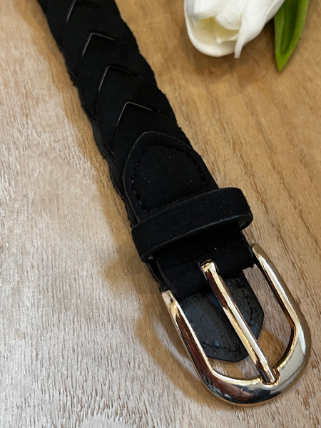 CEINTURE TRESSE NOIR