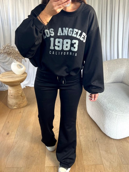 ENSEMBLE JOGGER LOS ANGELES NOIR