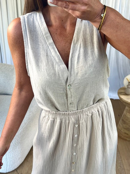 GILET MARLON BEIGE