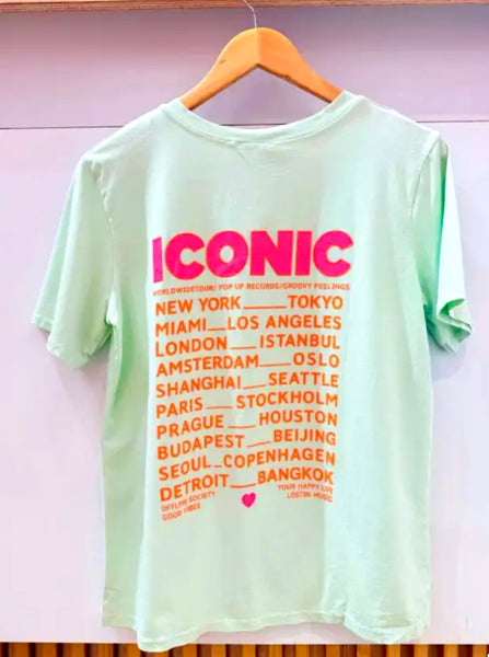 T-SHIRT ICONIC VERT D’EAU