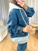 VESTE EN JEANS SWEAT