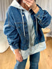 VESTE EN JEANS SWEAT