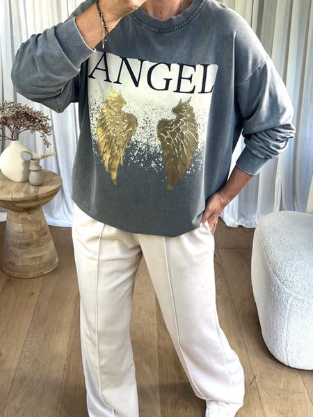 SWEAT DÉLAVÉ ANGEL