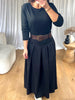 ROBE SARAH CEINTURE NOIR