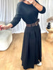 ROBE SARAH CEINTURE NOIR