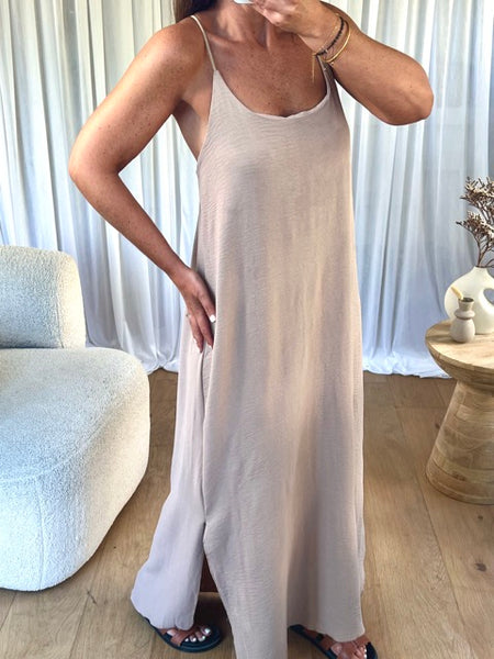 ROBE NAËL TAUPE
