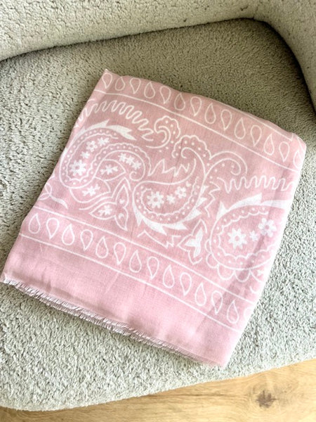FOULARD BANDANA ROSE