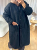 MANTEAU CAPUCHE DOUDOUNE NOIR