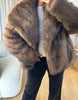 VESTE FOURRURE MARTA MARRON