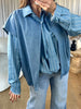 GILET SANS MANCHES DENIM