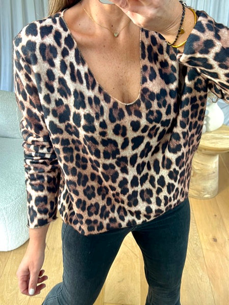 TOP MANON LÉOPARD