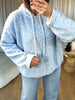 PULL CAPUCHE BLEU