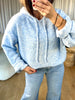 PULL CAPUCHE BLEU