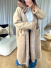 MANTEAU CAPUCHE DOUDOUNE BEIGE