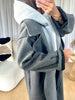 MANTEAU HENRI CAPUCHE GRIS