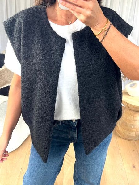 GILET FEUTRINE NOIR