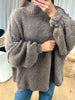 PULL EXTRA OVERSIZE TAUPE
