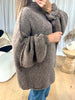 PULL EXTRA OVERSIZE TAUPE