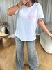 T-SHIRT GIRLS BLANC