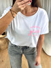 T-SHIRT GIRLS BLANC