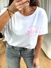 T-SHIRT GIRLS BLANC