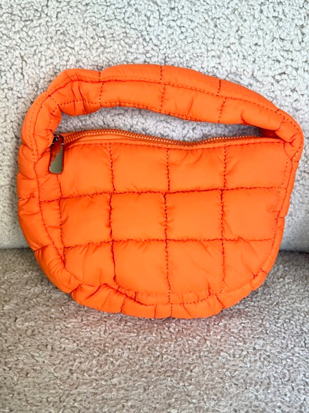 PETIT SAC MATELASSÉ ORANGE