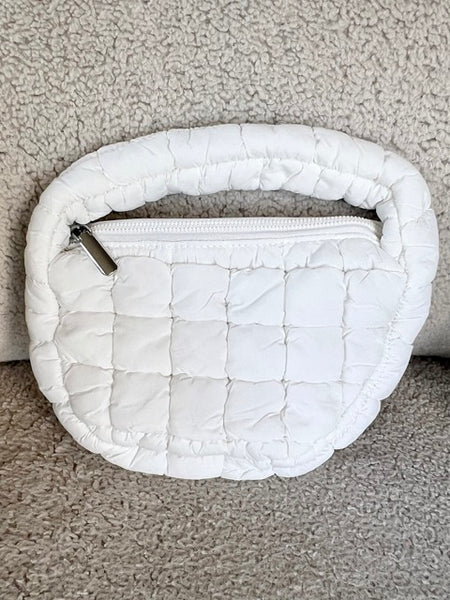 PETIT SAC MATELASSÉ BLANC