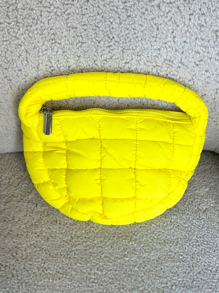 PETIT SAC MATELASSÉ JAUNE