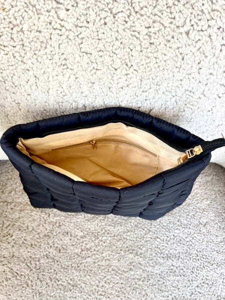 POCHETTE MATELASSÉE NOIR