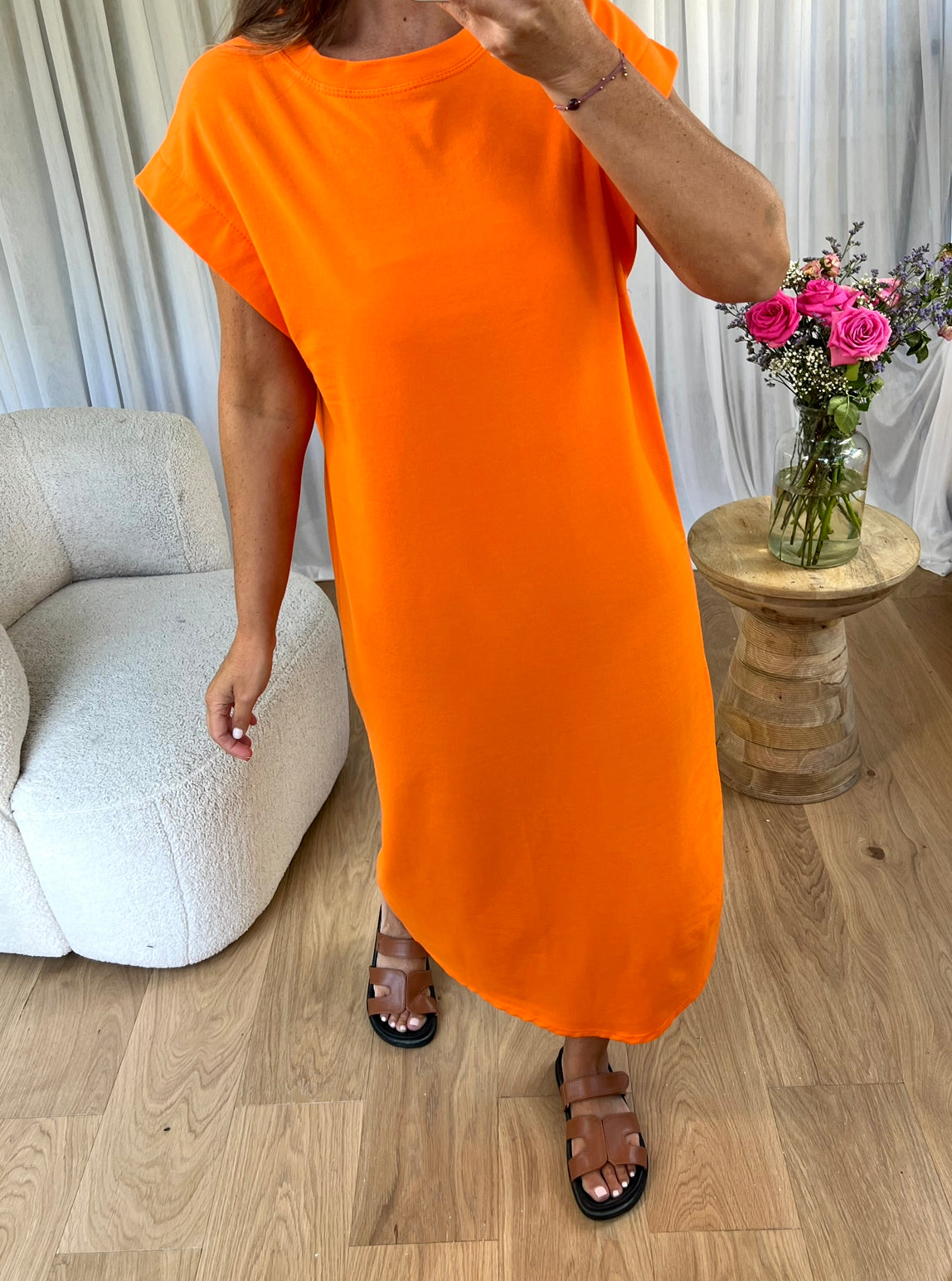 ROBE T SHIRT ORANGE