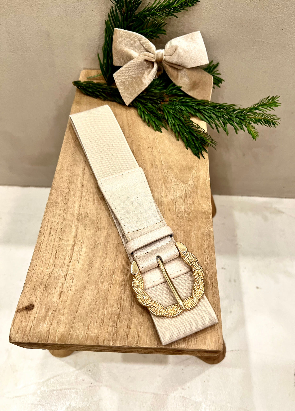 CEINTURE ROXY ECRU