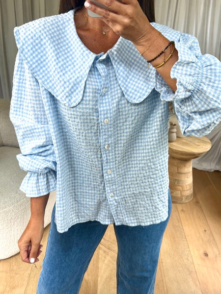 BLOUSE COL CLAUDINE VICHY