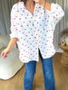 LA CHEMISE PETITS COEURS ROUGE
