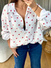 LA CHEMISE PETITS COEURS ROUGE