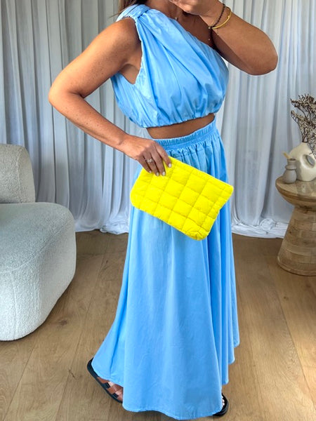 POCHETTE MATELASSÉE JAUNE
