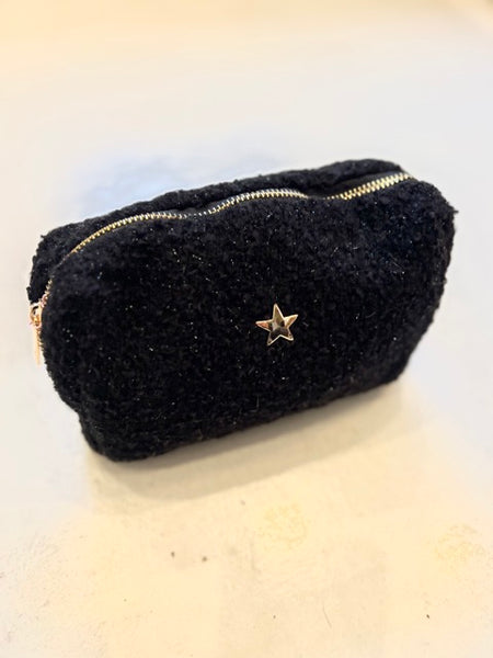 POCHETTE BOUCLÉ NOIR