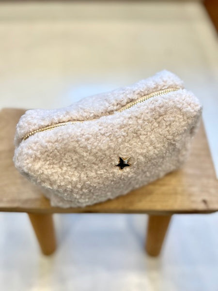 POCHETTE BOUCLÉ ÉCRU