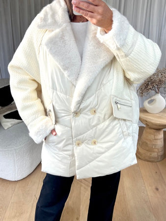 BLOUSON FANNY BLANC