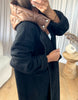 MANTEAU CAPUCHE DOUDOUNE NOIR