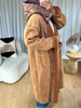 MANTEAU CAPUCHE DOUDOUNE CAMEL
