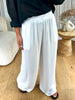 PANTALON MOUSSELINE BLANC