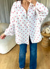 LA CHEMISE PETITS COEURS ROUGE