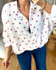 LA CHEMISE PETITS COEURS ROUGE